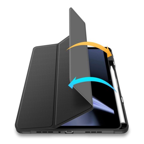 Dux Ducis Toby pancerne etui z klapką Smart Case do Oppo Pad z uchwytem na rysik czarny Dux Ducis Toby pancerne etui z klapką Smart Case do Oppo Pad z uchwytem na rysik czarny