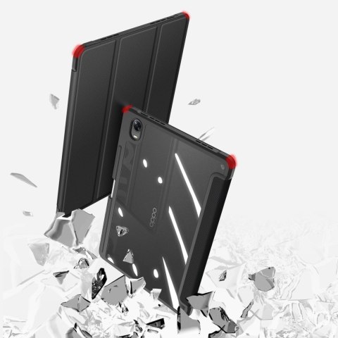 Dux Ducis Toby pancerne etui z klapką Smart Case do Oppo Pad z uchwytem na rysik czarny Dux Ducis Toby pancerne etui z klapką Smart Case do Oppo Pad z uchwytem na rysik czarny