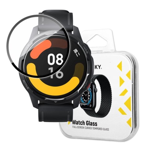 Wozinsky Watch Glass hybrydowe szkło do Xiaomi Watch Color 2 czarny Wozinsky Watch Glass hybrydowe szkło do Xiaomi Watch Color 2 czarny