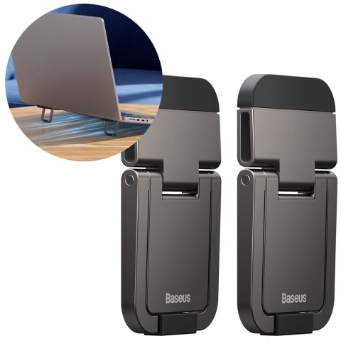 Baseus uniwersalne podstawki nóżki do laptopa (2 szt.) szary (LUZC000013) Baseus uniwersalne podstawki nóżki do laptopa (2 szt.) szary (LUZC000013)