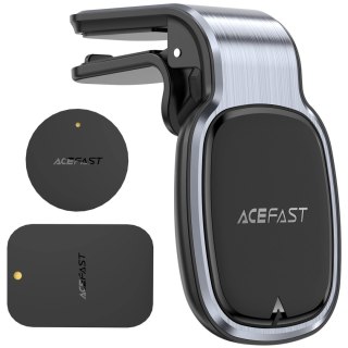 Uchwyt magnetyczny Acefast D16 samochodowy na kratkę nawiewu - nie wymaga MagSafe - szary