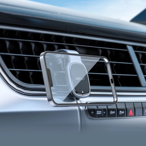 Uchwyt magnetyczny Acefast D16 samochodowy na kratkę nawiewu - nie wymaga MagSafe - szary Uchwyt magnetyczny Acefast D16 samochodowy na kratkę nawiewu - nie wymaga MagSafe - szary
