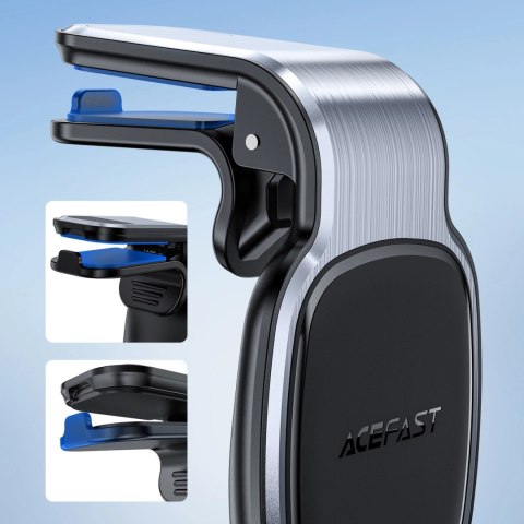 Uchwyt magnetyczny Acefast D16 samochodowy na kratkę nawiewu - nie wymaga MagSafe - szary Uchwyt magnetyczny Acefast D16 samochodowy na kratkę nawiewu - nie wymaga MagSafe - szary