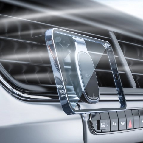 Uchwyt magnetyczny Acefast D16 samochodowy na kratkę nawiewu - nie wymaga MagSafe - szary Uchwyt magnetyczny Acefast D16 samochodowy na kratkę nawiewu - nie wymaga MagSafe - szary