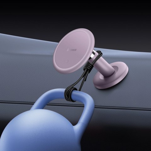Baseus C01 samochodowy uchwyt magnetyczny na telefon na deskę rozdzielczą fioletowy (SUCC000005) Baseus C01 samochodowy uchwyt magnetyczny na telefon na deskę rozdzielczą fioletowy (SUCC000005)