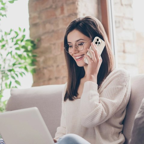 Dux Ducis Roma skórzane etui do iPhone 13 Pro Max elegancki pokrowiec z naturalnej skóry biały Dux Ducis Roma skórzane etui do iPhone 13 Pro Max elegancki pokrowiec z naturalnej skóry biały