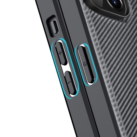 Dux Ducis Fino etui pokrowiec pokryty nylonowym materiałem iPhone 14 Plus czarny Dux Ducis Fino etui pokrowiec pokryty nylonowym materiałem iPhone 14 Plus czarny