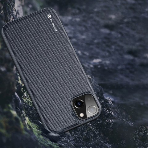 Dux Ducis Fino etui pokrowiec pokryty nylonowym materiałem iPhone 14 Plus czarny Dux Ducis Fino etui pokrowiec pokryty nylonowym materiałem iPhone 14 Plus czarny