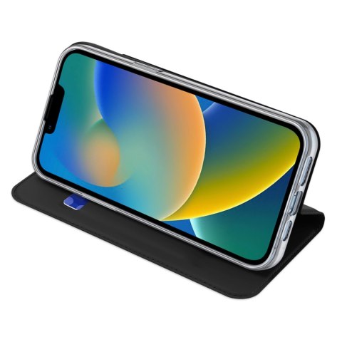 Dux Ducis Skin Pro kabura etui pokrowiec z klapką iPhone 14 Plus czarny Dux Ducis Skin Pro kabura etui pokrowiec z klapką iPhone 14 Plus czarny