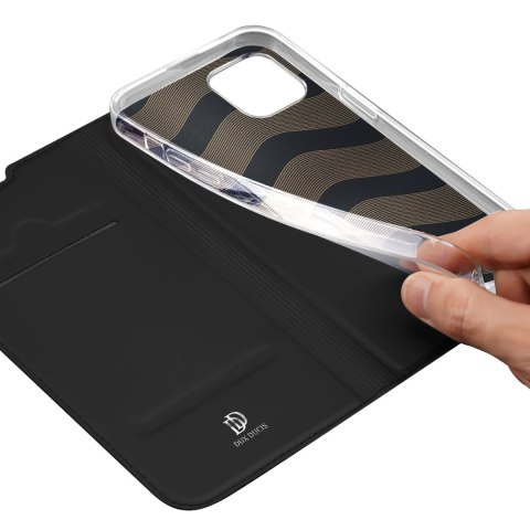 Dux Ducis Skin Pro kabura etui pokrowiec z klapką iPhone 14 Plus czarny Dux Ducis Skin Pro kabura etui pokrowiec z klapką iPhone 14 Plus czarny