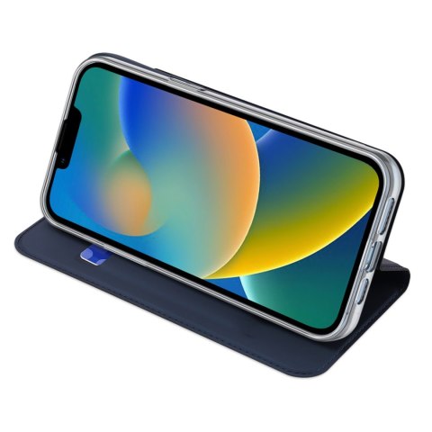 Dux Ducis Skin Pro kabura etui pokrowiec z klapką iPhone 14 Plus niebieski Dux Ducis Skin Pro kabura etui pokrowiec z klapką iPhone 14 Plus niebieski