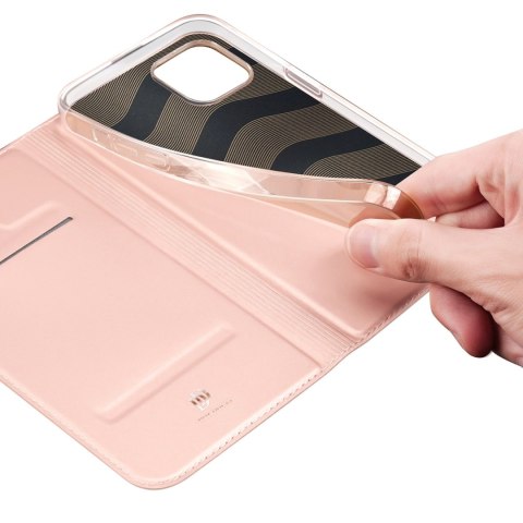 Dux Ducis Skin Pro kabura etui pokrowiec z klapką iPhone 14 Plus różowy Dux Ducis Skin Pro kabura etui pokrowiec z klapką iPhone 14 Plus różowy