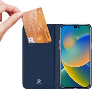 Dux Ducis Skin Pro kabura etui pokrowiec z klapką iPhone 14 Pro niebieski