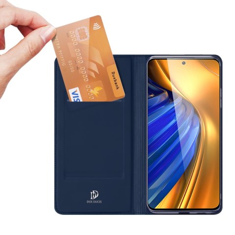 Dux Ducis Skin Pro kabura etui pokrowiec z klapką Xiaomi Poco F4 5G niebieski Dux Ducis Skin Pro kabura etui pokrowiec z klapką Xiaomi Poco F4 5G niebieski