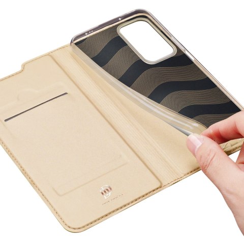 Dux Ducis Skin Pro kabura etui pokrowiec z klapką Xiaomi Poco F4 5G złoty Dux Ducis Skin Pro kabura etui pokrowiec z klapką Xiaomi Poco F4 5G złoty