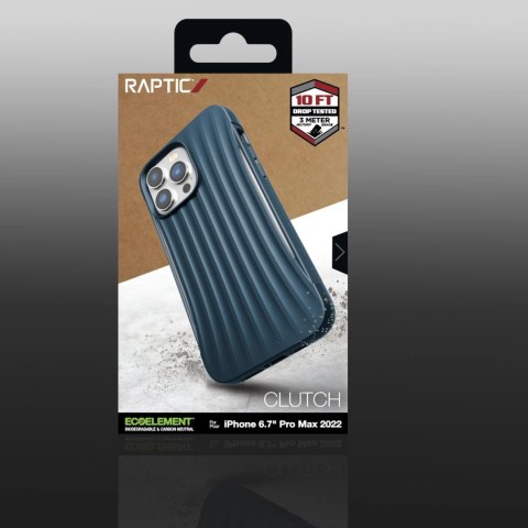 Raptic X-Doria Clutch Case etui iPhone 14 Pro Max pokrowiec plecki niebieski Raptic X-Doria Clutch Case etui iPhone 14 Pro Max pokrowiec plecki niebieski