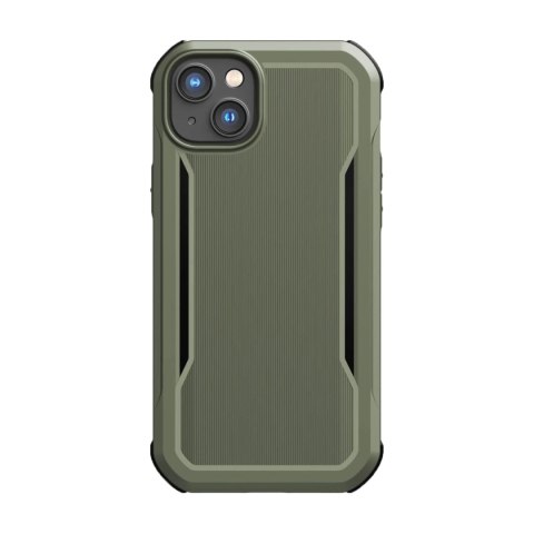 Raptic X-Doria Fort Case etui iPhone 14 z MagSafe pancerny pokrowiec zielony Raptic X-Doria Fort Case etui iPhone 14 z MagSafe pancerny pokrowiec zielony