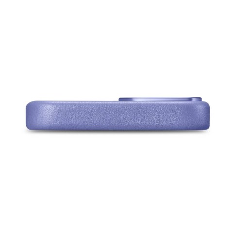 ICarer Case Leather pokrowiec etui z naturalnej skóry do iPhone 14 jasnofioletowy (WMI14220705-LP) (kompatybilne z MagSafe)
