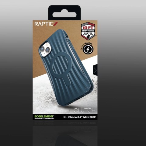 Raptic X-Doria Clutch Built Case etui iPhone 14 Plus z MagSafe pokrowiec plecki niebieski Raptic X-Doria Clutch Built Case etui iPhone 14 Plus z MagSafe pokrowiec plecki niebieski