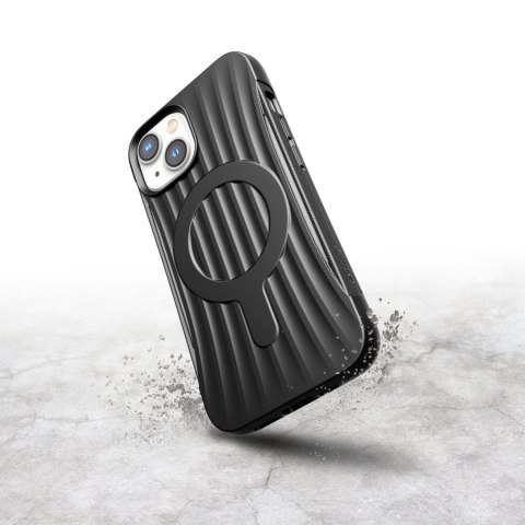 Raptic X-Doria Clutch Built Case etui iPhone 14 z MagSafe pokrowiec plecki czarny Raptic X-Doria Clutch Built Case etui iPhone 14 z MagSafe pokrowiec plecki czarny