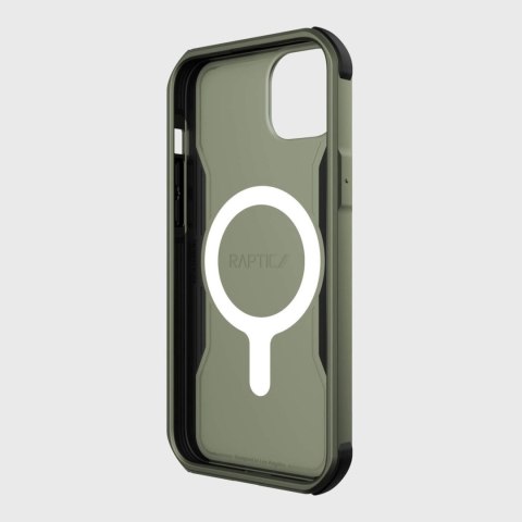 Raptic X-Doria Fort Case etui iPhone 14 z MagSafe pancerny pokrowiec zielony Raptic X-Doria Fort Case etui iPhone 14 z MagSafe pancerny pokrowiec zielony