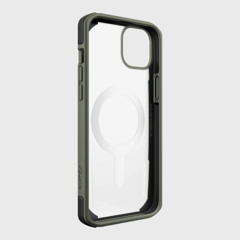 Raptic X-Doria Secure Case etui iPhone 14 Plus z MagSafe pancerny pokrowiec zielony Raptic X-Doria Secure Case etui iPhone 14 Plus z MagSafe pancerny pokrowiec zielony