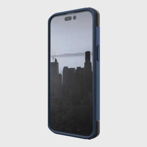 Raptic X-Doria Secure Case etui iPhone 14 Pro Max z MagSafe pancerny pokrowiec niebieski