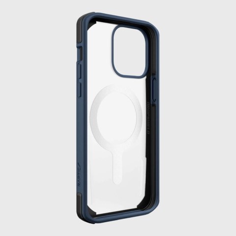 Raptic X-Doria Secure Case etui iPhone 14 Pro Max z MagSafe pancerny pokrowiec niebieski