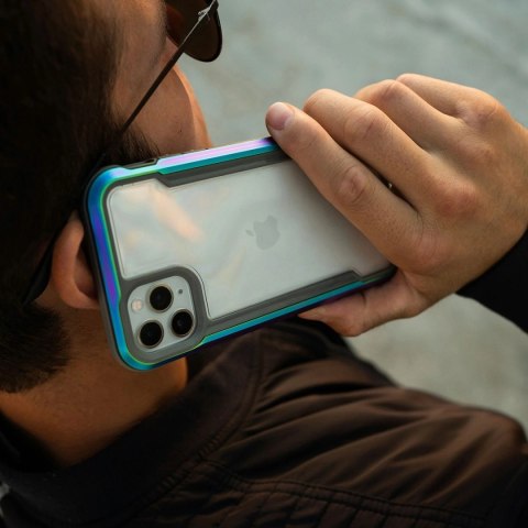 Raptic X-Doria Shield Case etui iPhone 14 Pro Max pancerny pokrowiec czarny Raptic X-Doria Shield Case etui iPhone 14 Pro Max pancerny pokrowiec czarny