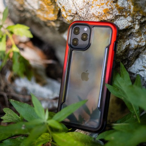 Raptic X-Doria Shield Case etui iPhone 14 Pro pancerny pokrowiec czarny Raptic X-Doria Shield Case etui iPhone 14 Pro pancerny pokrowiec czarny