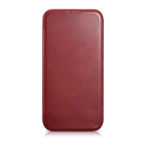 ICarer CE Oil Wax Premium Leather Folio Case skórzane etui iPhone 14 Plus z klapką magnetyczne MagSafe czerwony (AKI14220707-RD) ICarer CE Oil Wax Premium Leather Folio Case skórzane etui iPhone 14 Plus z klapką magnetyczne MagSafe czerwony (AKI14220707-RD)