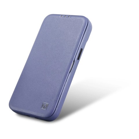 ICarer CE Premium Leather Folio Case skórzane etui iPhone 14 Plus z klapką magnetyczne MagSafe jasnofioletowy (WMI14220715-LP) ICarer CE Premium Leather Folio Case skórzane etui iPhone 14 Plus z klapką magnetyczne MagSafe jasnofioletowy (WMI14220715-LP)