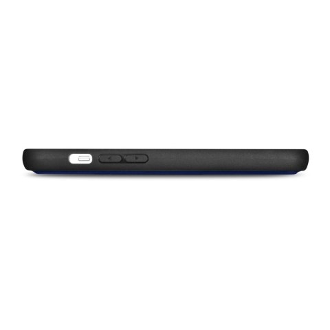 ICarer Wallet Case 2in1 etui iPhone 14 Pro Max skórzany pokrowiec z klapką Anti-RFID niebieski (WMI14220728-BU)