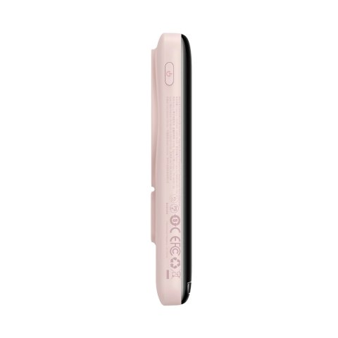 Powerbank Baseus Magnetic Bracket z MagSafe 10000mAh 20W - różowy + kabel USB-C 60W 0.5m