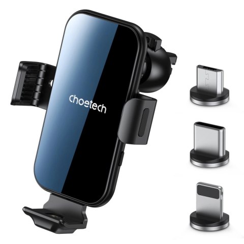 Choetech ładowarka indukcyjna z uchwytem + magnetyczne końcówki czarny (T201-F) Choetech ładowarka indukcyjna z uchwytem + magnetyczne końcówki czarny (T201-F)