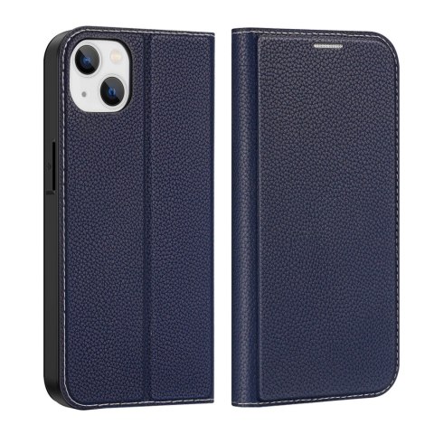 Dux Ducis Skin X2 etui do iPhone 14 Plus pokrowiec z magnetyczną klapką niebieski Dux Ducis Skin X2 etui do iPhone 14 Plus pokrowiec z magnetyczną klapką niebieski