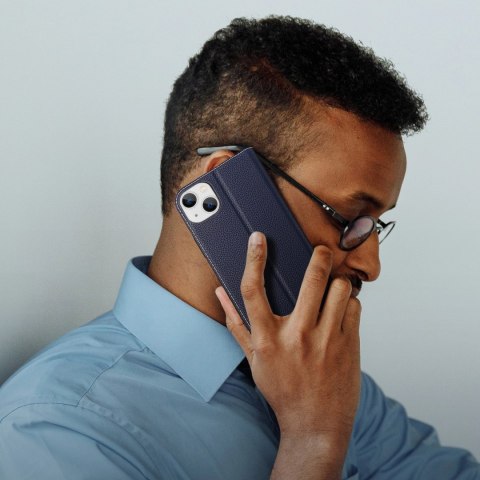 Dux Ducis Skin X2 etui do iPhone 14 Plus pokrowiec z magnetyczną klapką niebieski Dux Ducis Skin X2 etui do iPhone 14 Plus pokrowiec z magnetyczną klapką niebieski