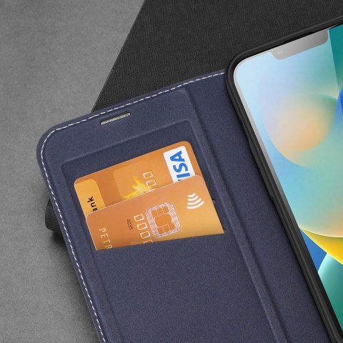 Dux Ducis Skin X2 etui do iPhone 14 Plus pokrowiec z magnetyczną klapką niebieski Dux Ducis Skin X2 etui do iPhone 14 Plus pokrowiec z magnetyczną klapką niebieski