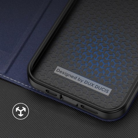Dux Ducis Skin X2 etui do iPhone 14 Plus pokrowiec z magnetyczną klapką niebieski Dux Ducis Skin X2 etui do iPhone 14 Plus pokrowiec z magnetyczną klapką niebieski