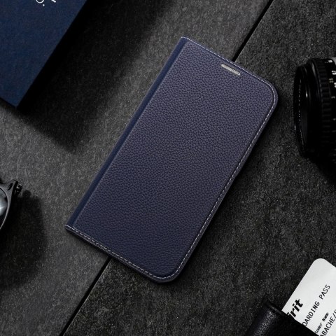 Dux Ducis Skin X2 etui do iPhone 14 Pro Max pokrowiec z magnetyczną klapką niebieski Dux Ducis Skin X2 etui do iPhone 14 Pro Max pokrowiec z magnetyczną klapką niebieski