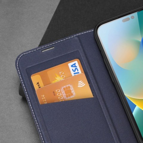 Dux Ducis Skin X2 etui do iPhone 14 Pro Max pokrowiec z magnetyczną klapką niebieski Dux Ducis Skin X2 etui do iPhone 14 Pro Max pokrowiec z magnetyczną klapką niebieski