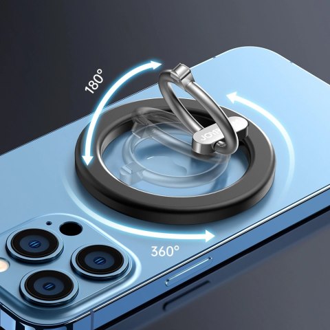 Joyroom zestaw wielofunkcyjny magnetyczny uchwyt samochodowy ring podstawka do telefonu czarny (JR-ZS294) Joyroom zestaw wielofunkcyjny magnetyczny uchwyt samochodowy ring podstawka do telefonu czarny (JR-ZS294)