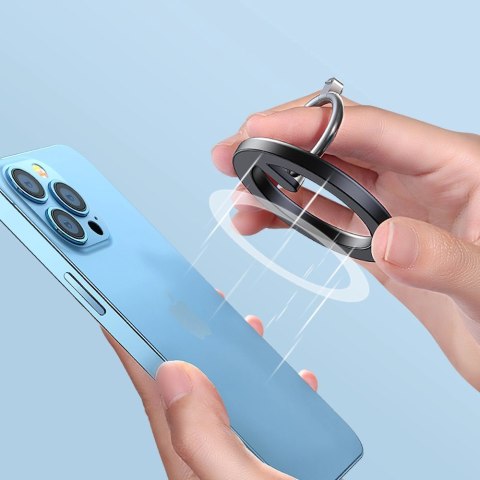 Joyroom zestaw wielofunkcyjny magnetyczny uchwyt samochodowy ring podstawka do telefonu czarny (JR-ZS294) Joyroom zestaw wielofunkcyjny magnetyczny uchwyt samochodowy ring podstawka do telefonu czarny (JR-ZS294)