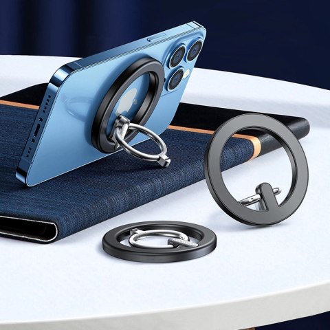 Joyroom zestaw wielofunkcyjny magnetyczny uchwyt samochodowy ring podstawka do telefonu czarny (JR-ZS294) Joyroom zestaw wielofunkcyjny magnetyczny uchwyt samochodowy ring podstawka do telefonu czarny (JR-ZS294)