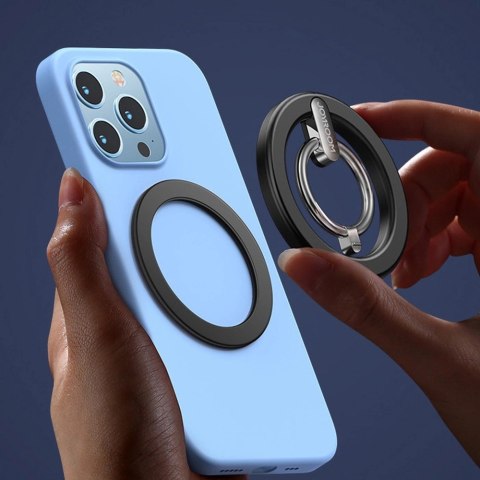 Joyroom zestaw wielofunkcyjny magnetyczny uchwyt samochodowy ring podstawka do telefonu czarny (JR-ZS294) Joyroom zestaw wielofunkcyjny magnetyczny uchwyt samochodowy ring podstawka do telefonu czarny (JR-ZS294)