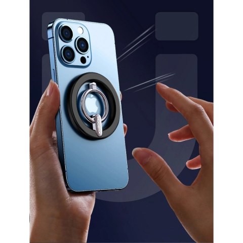 Joyroom zestaw wielofunkcyjny magnetyczny uchwyt samochodowy ring podstawka do telefonu czarny (JR-ZS294) Joyroom zestaw wielofunkcyjny magnetyczny uchwyt samochodowy ring podstawka do telefonu czarny (JR-ZS294)