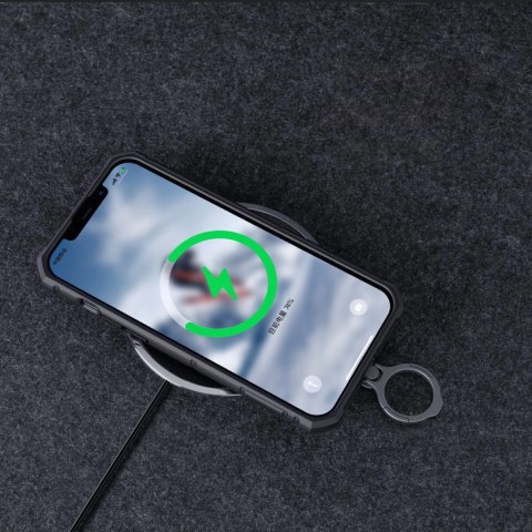 Nillkin CamShield Armor Pro Case etui iPhone 14 Plus pancerny pokrowiec z osłoną na aparat ring podstawka niebieskie Nillkin CamShield Armor Pro Case etui iPhone 14 Plus pancerny pokrowiec z osłoną na aparat ring podstawka niebieskie