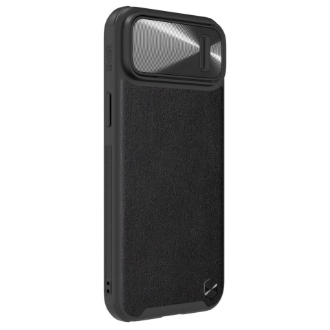 Nillkin CamShield Leather S Case etui iPhone 14 Plus pokrowiec z osłoną na aparat czarne Nillkin CamShield Leather S Case etui iPhone 14 Plus pokrowiec z osłoną na aparat czarne