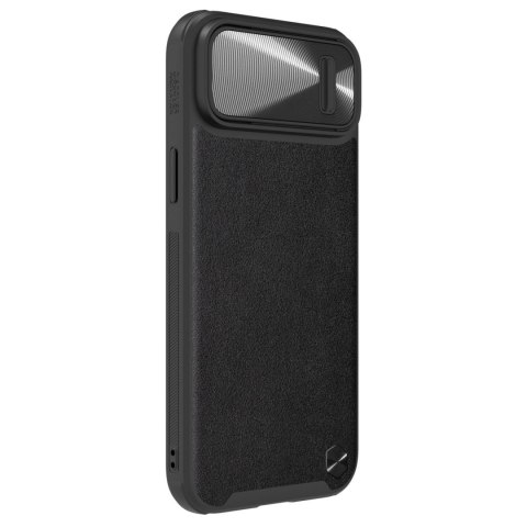 Nillkin CamShield Leather S Case etui iPhone 14 pokrowiec z osłoną na aparat czarny Nillkin CamShield Leather S Case etui iPhone 14 pokrowiec z osłoną na aparat czarny