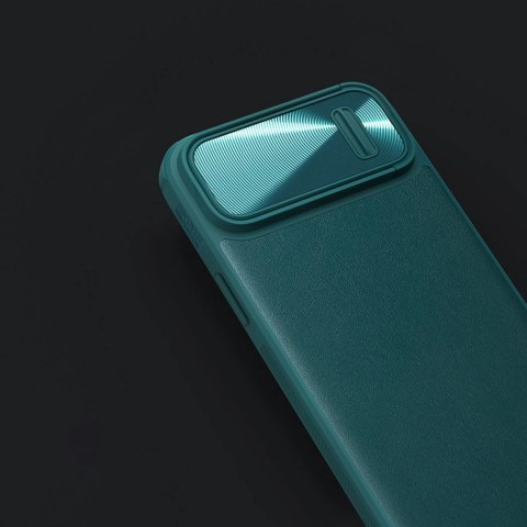 Nillkin CamShield Leather S Case etui iPhone 14 pokrowiec z osłoną na aparat czarny Nillkin CamShield Leather S Case etui iPhone 14 pokrowiec z osłoną na aparat czarny